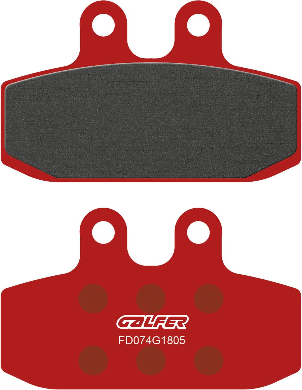 Front Semi-Metal Trial Top Brake Pads - Galfer Compatible With Garelli 125 Hawr (1986)