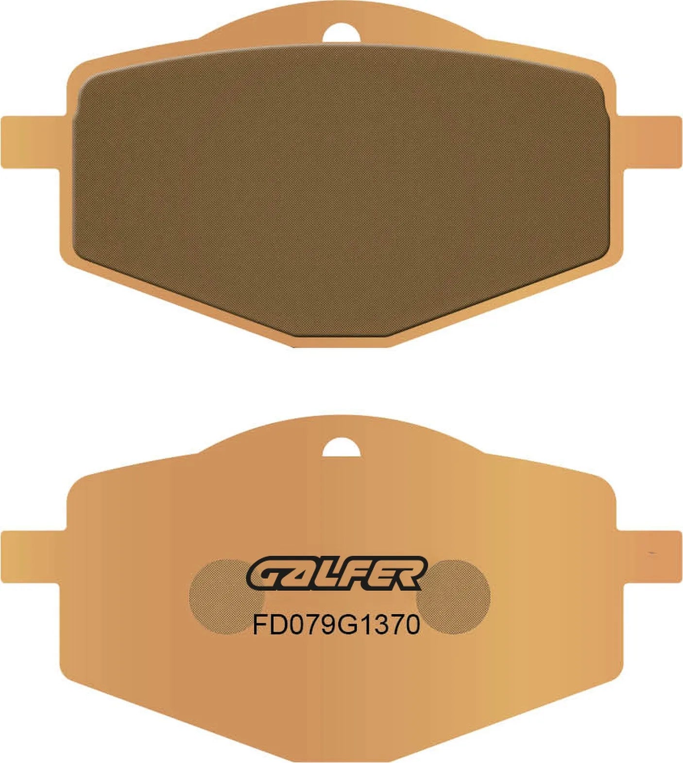 Front Sintered Street Brake Pads - Galfer Compatible With Sachs Bee 125 (2008)