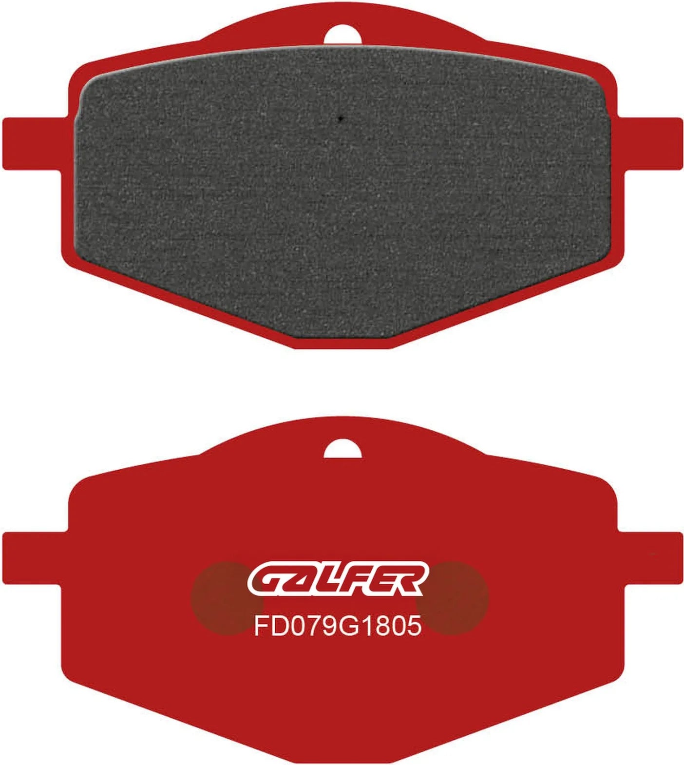 Rear Semi-Metal Trial Top Brake Pads - Galfer Compatible With Ccm Xtr 250 (2009)