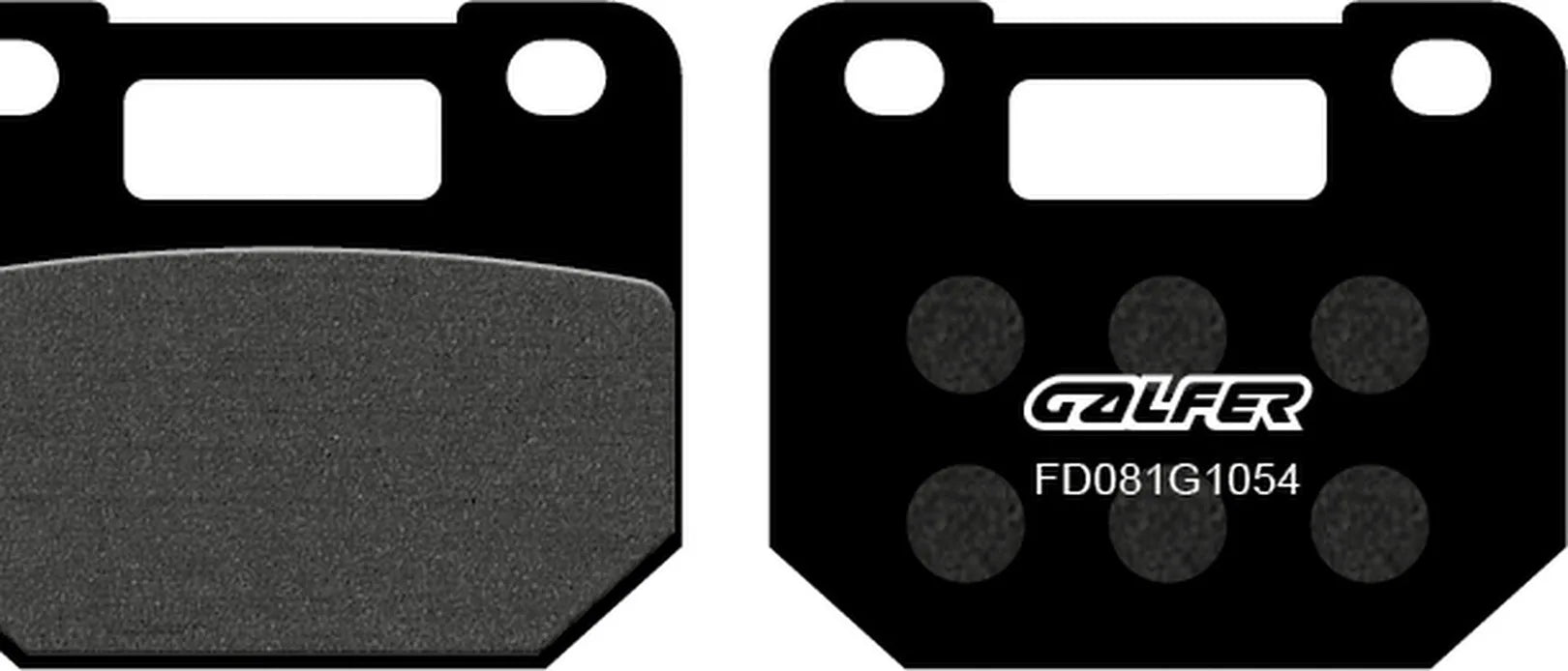 Front Semi-Metal Brake Pads - Galfer Compatible With Ycf Gp 107 110 (2023)