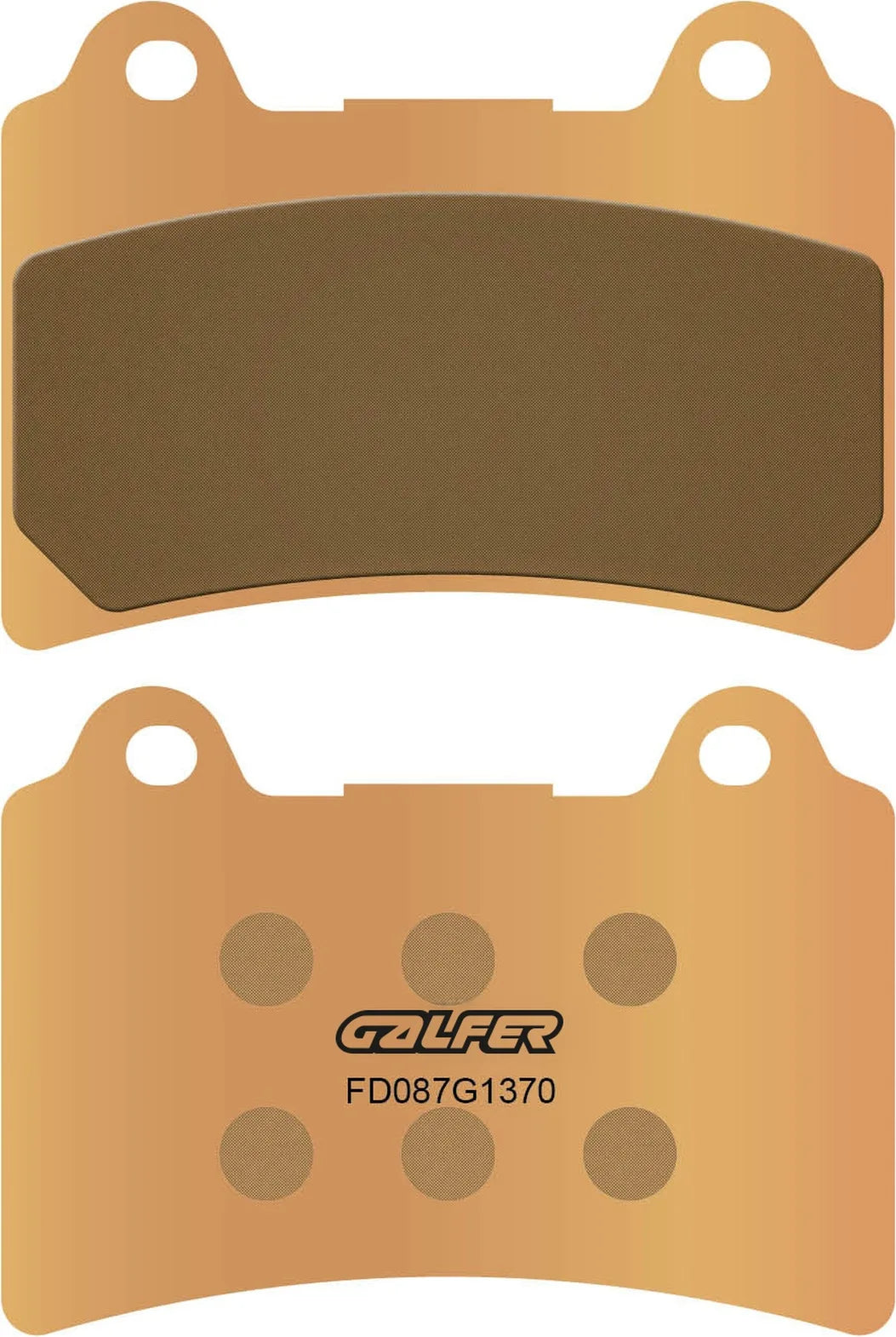 Rear Sintered Street Brake Pads - Galfer Compatible With Yamaha Xzv 1300 Tf Royal Star Venture (1999)
