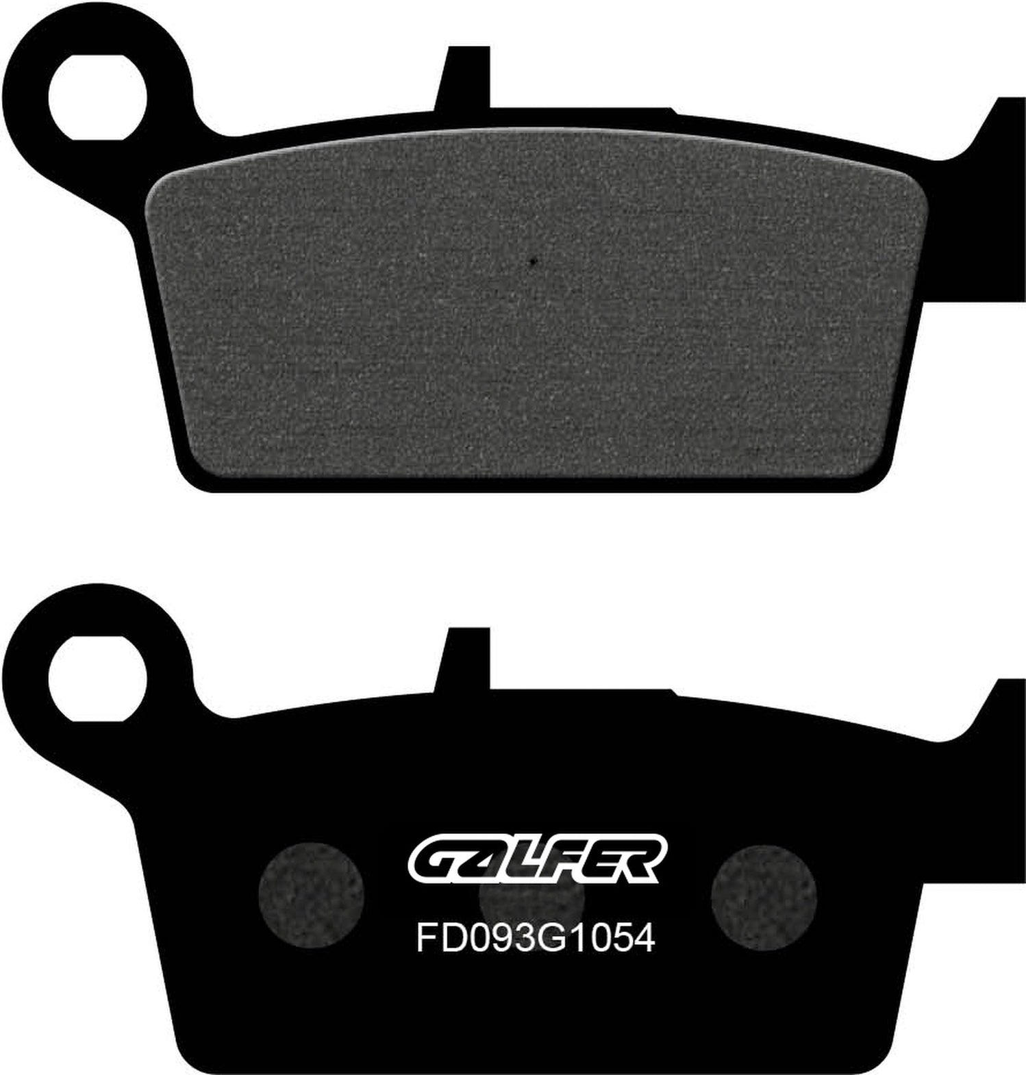 Rear Semi-Metal Brake Pads - Galfer Compatible With Ajp Pr 5 Supermoto 250 (2009-2010)