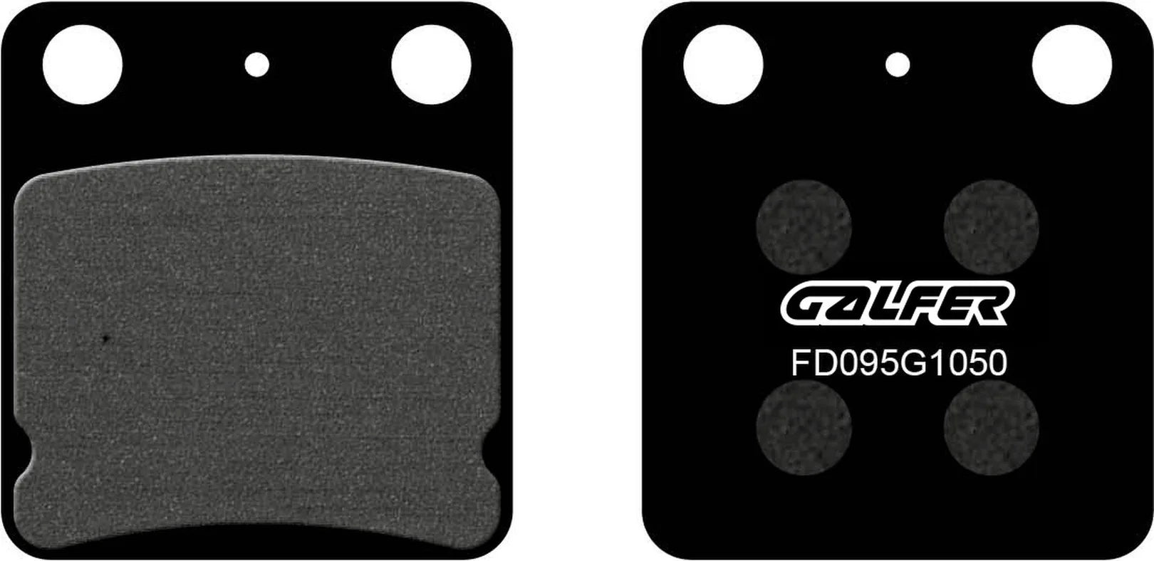 Front Scooter Brake Pads - Galfer Compatible With Jincheng Jc 125 S Raccoon (2005)