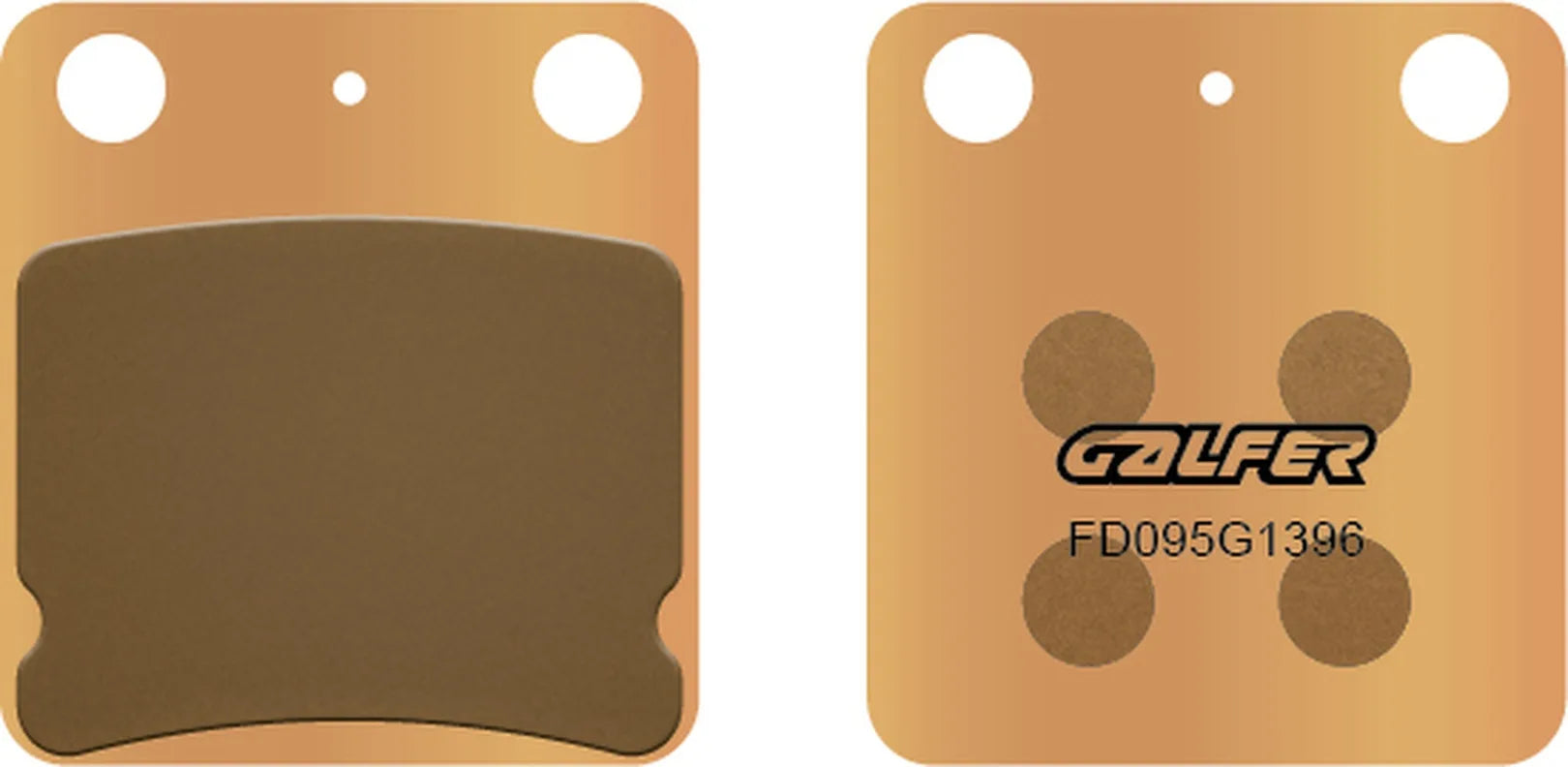 Front Sintered Off-Road Brake Pads - Galfer Compatible With Kreidler G 125 Florett (2008)