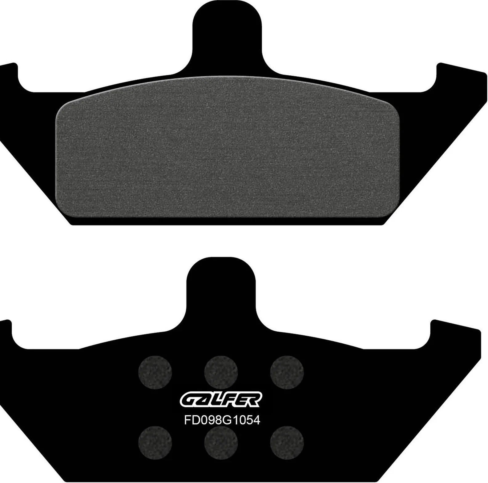 Front Semi-Metal Brake Pads - Galfer Compatible With Ducati 650 Indiana (1987)