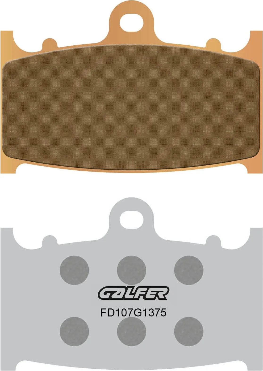 Front Sintered Sport Brake Pads - Galfer Compatible With Gasgas Sm 250 (2001)