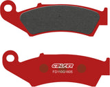 Rear Semi-Metal Trial Top Brake Pads - Galfer Compatible With Honda Vfr 750 R Rc30 (1988)