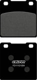 Rear Semi-Metal Brake Pads - Galfer Compatible With Suzuki Gsx 400 Inazuma