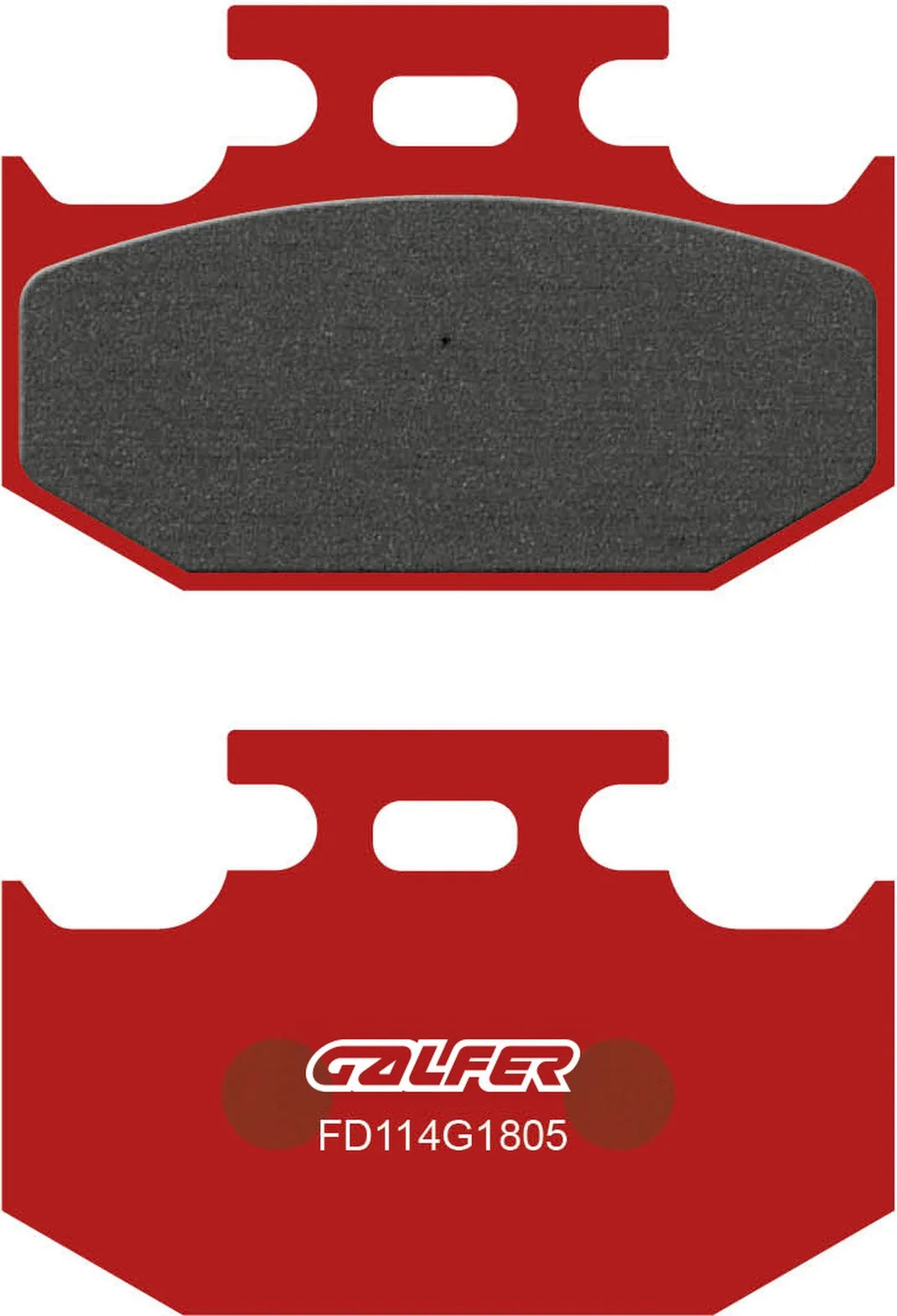 Rear Semi-Metal Trial Top Brake Pads - Galfer Compatible With Suzuki Dr 350 S (1990-1992)