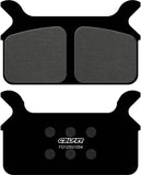 Rear Semi-Metal Brake Pads - Galfer Compatible With Harley-Davidson Flhtc Electra Glide Classic 1450 (1987-1990)