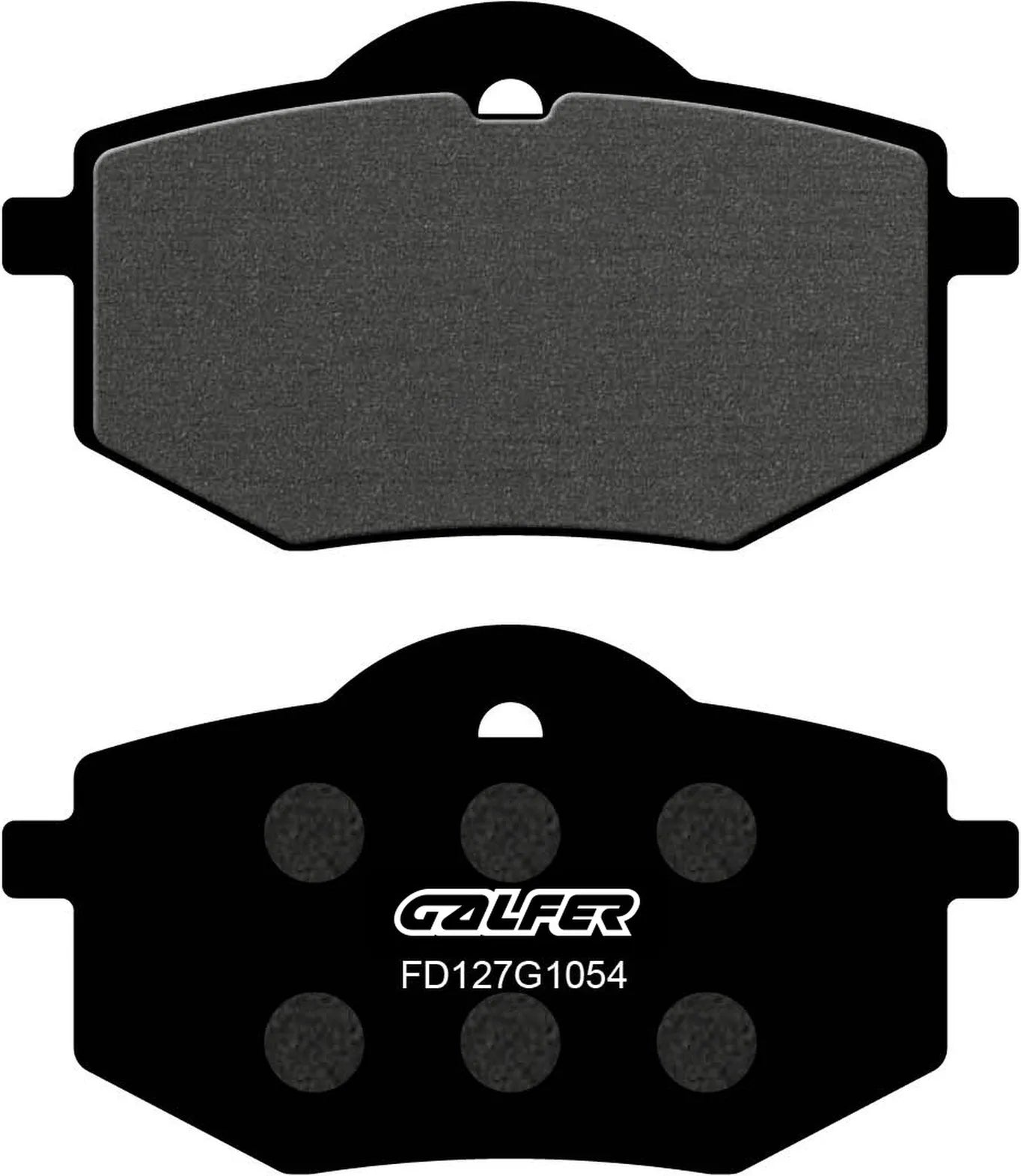 Rear Semi-Metal Brake Pads - Galfer Compatible With Csr Cruiser 250 (2006)