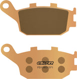 Rear Sintered Street Brake Pads - Galfer Compatible With Honda Nc 700 S Abs (2012)