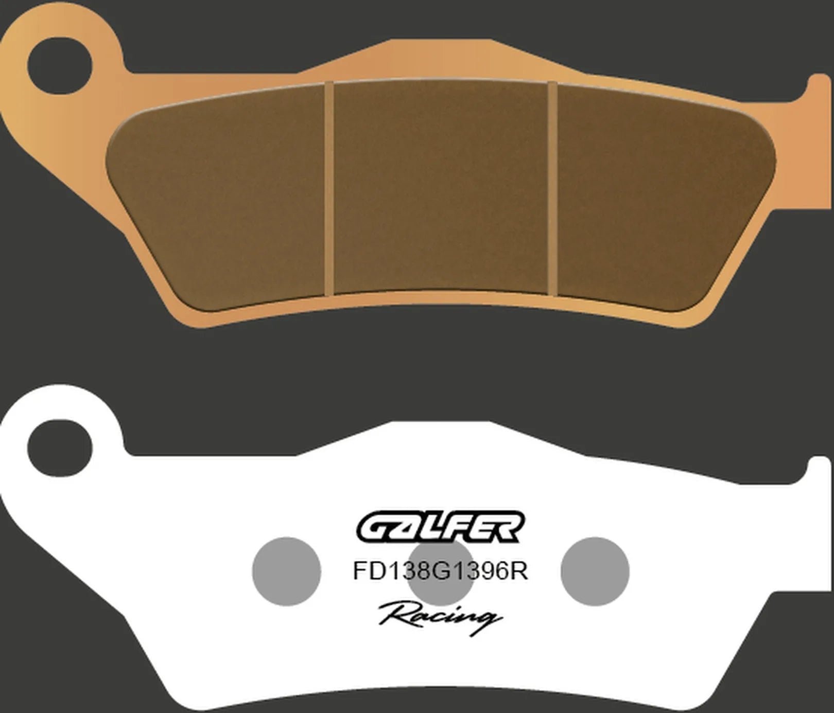 Front Sintered Racing Off-Road Brake Pads - Galfer Compatible With Keeway Silver Blade 250 (2007-2012)