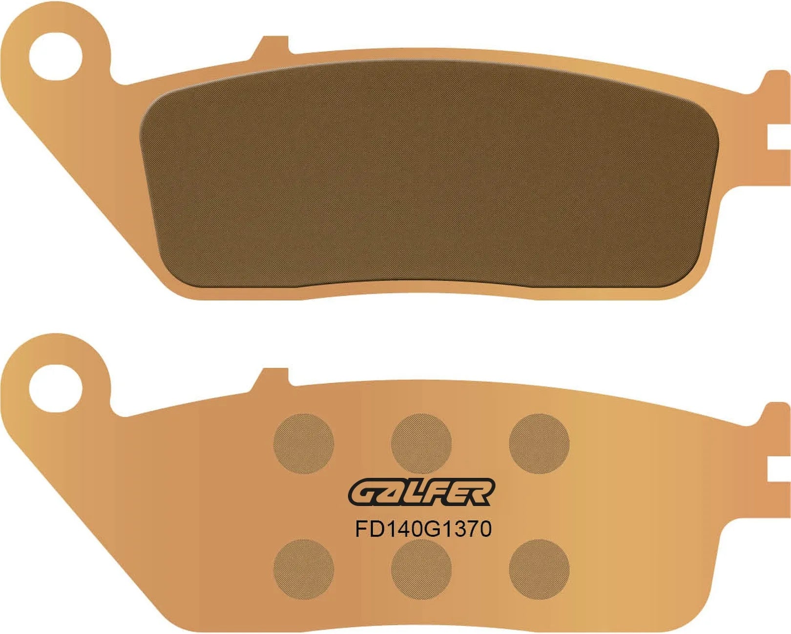 Rear Sintered Street Brake Pads - Galfer Compatible With Victory Judge 1731 (2015)