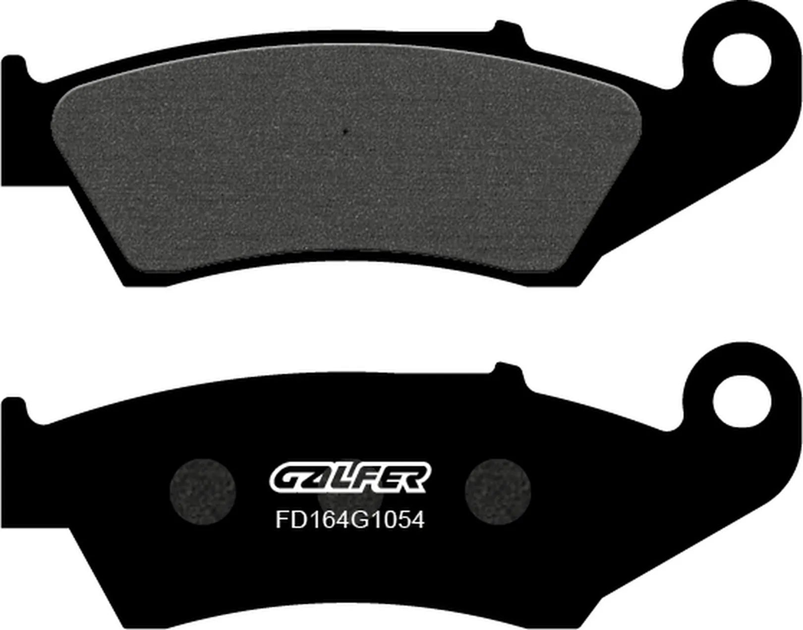 Front Semi-Metal Brake Pads - Galfer Compatible With Scorpa Enduro 4.5 I 450 (2006)
