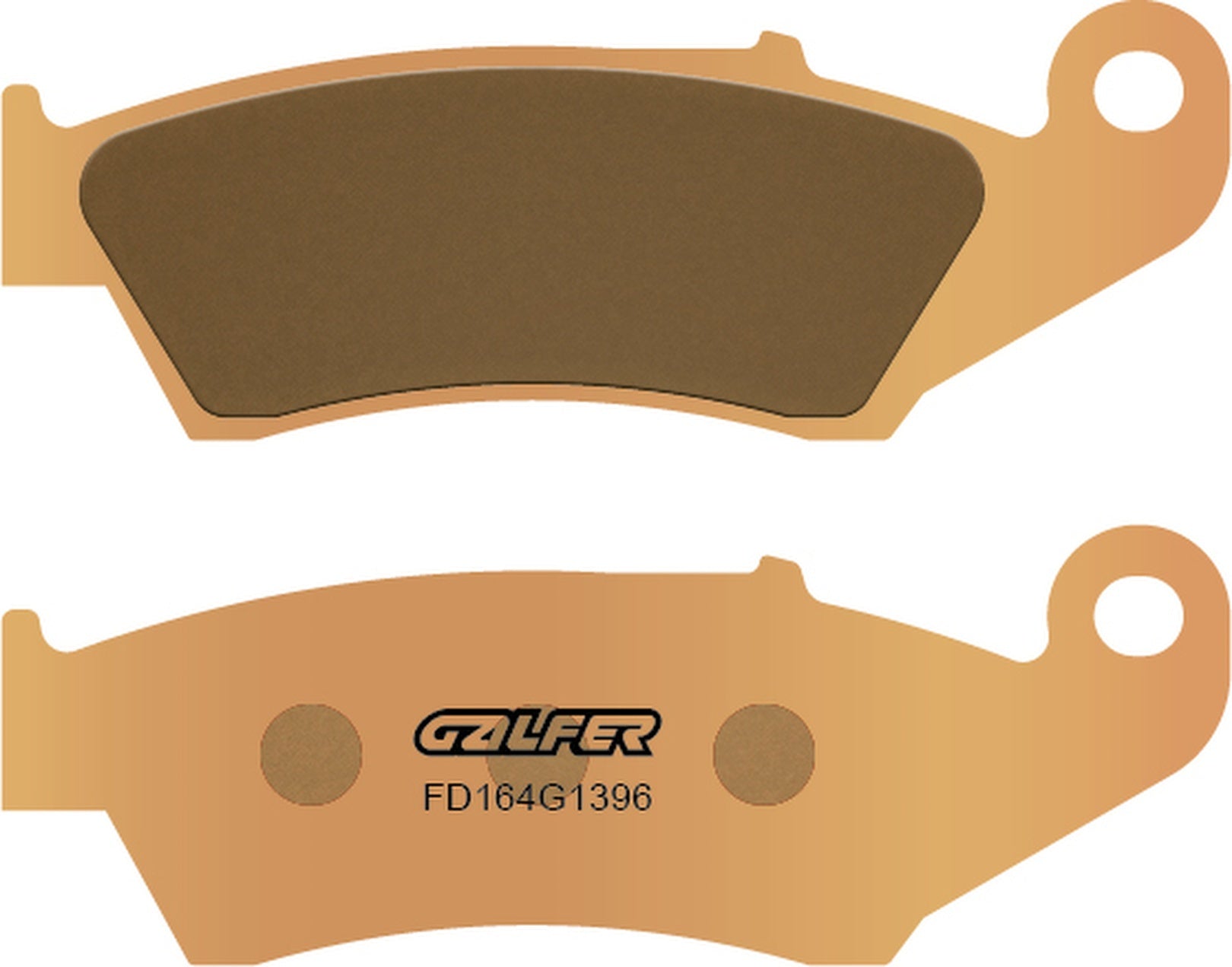 Front Sintered Off-Road Brake Pads - Galfer Compatible With Goes G 125 Xm (2009-2017)