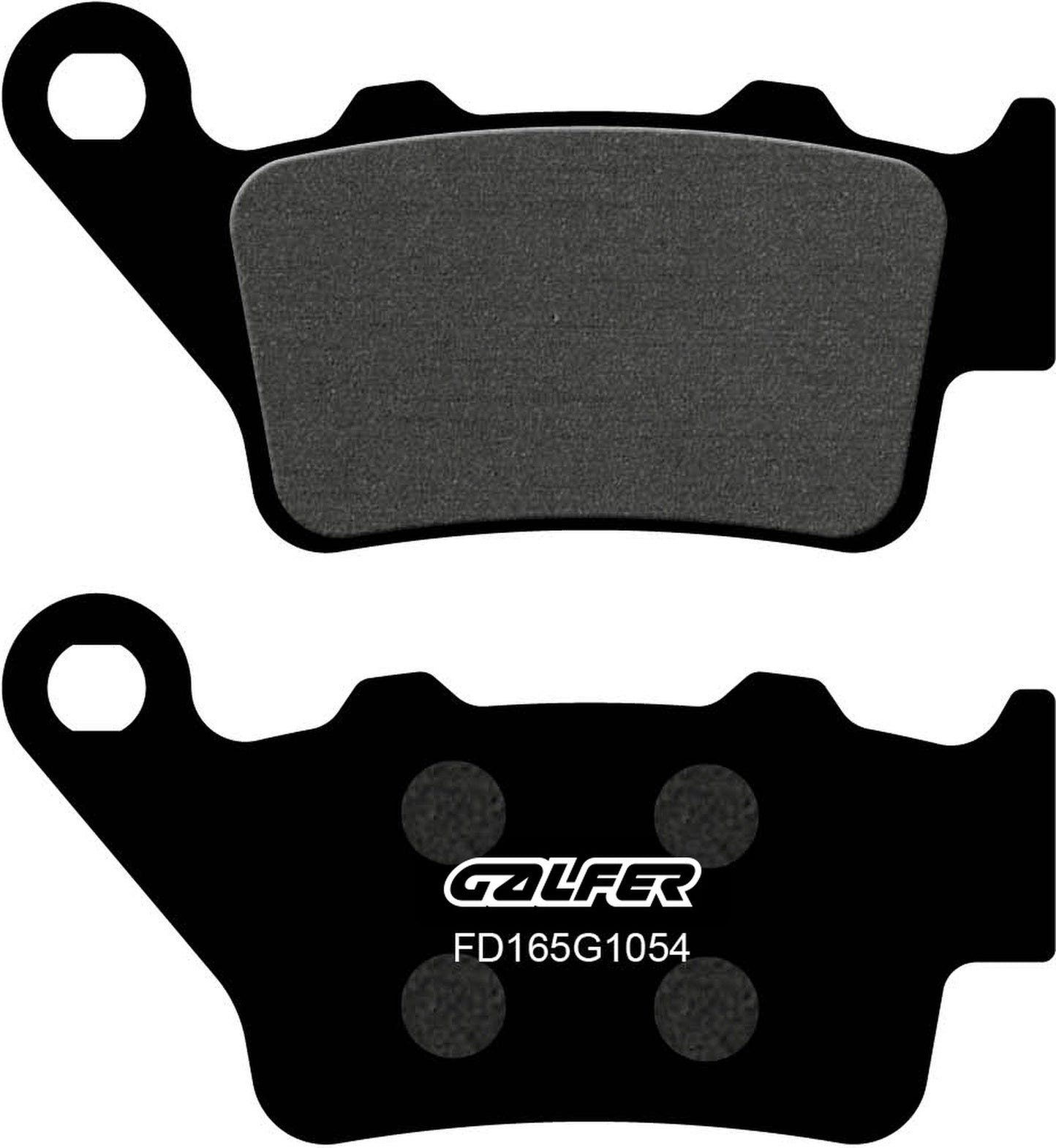 Rear Semi-Metal Brake Pads - Galfer Compatible With Bajaj Pulsar 200 Ns (2017)