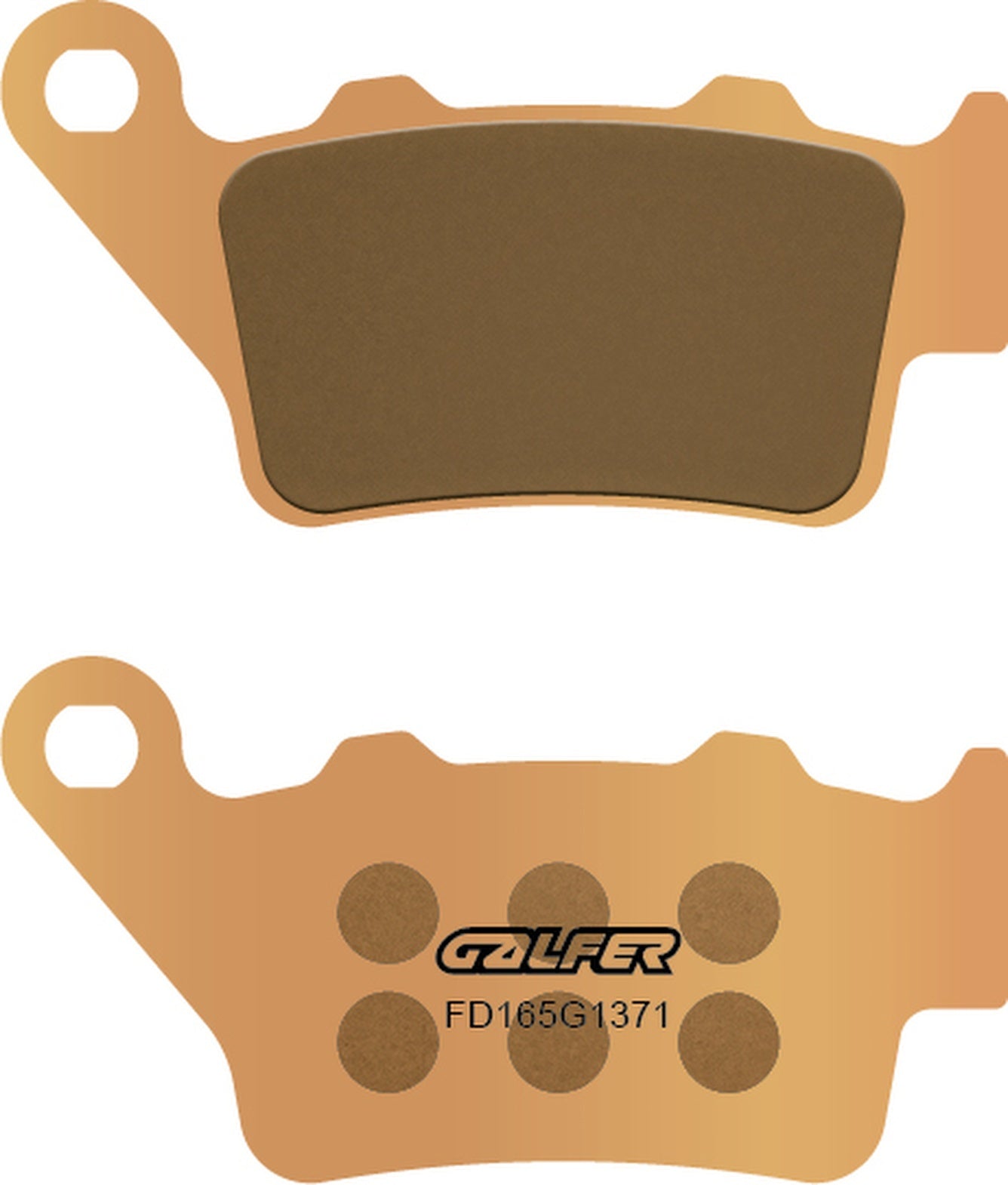 Rear Sintered Street Brake Pads - Galfer Compatible With Atk (1997)