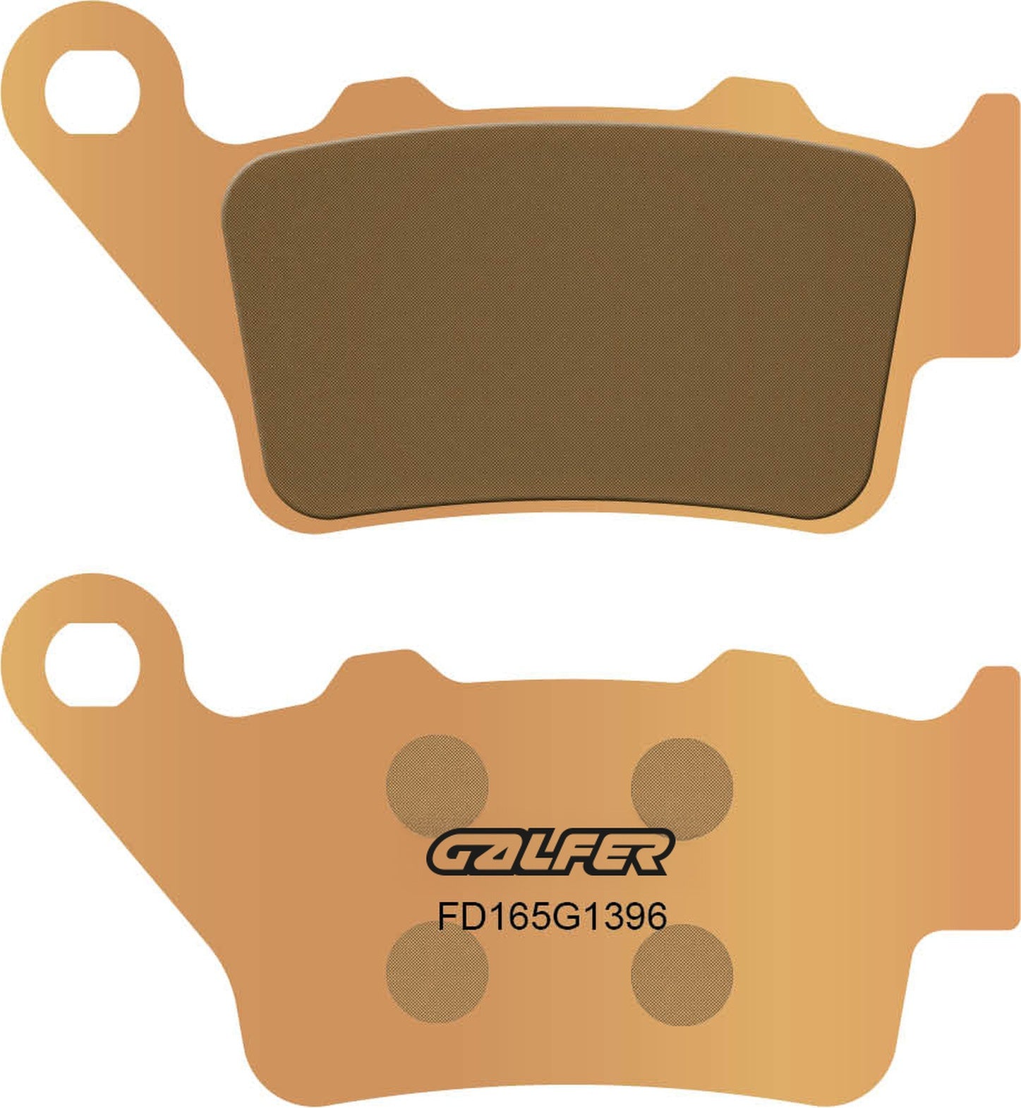 Rear Sintered Off-Road Brake Pads - Galfer Compatible With Bajaj Dominar 400 (2017)