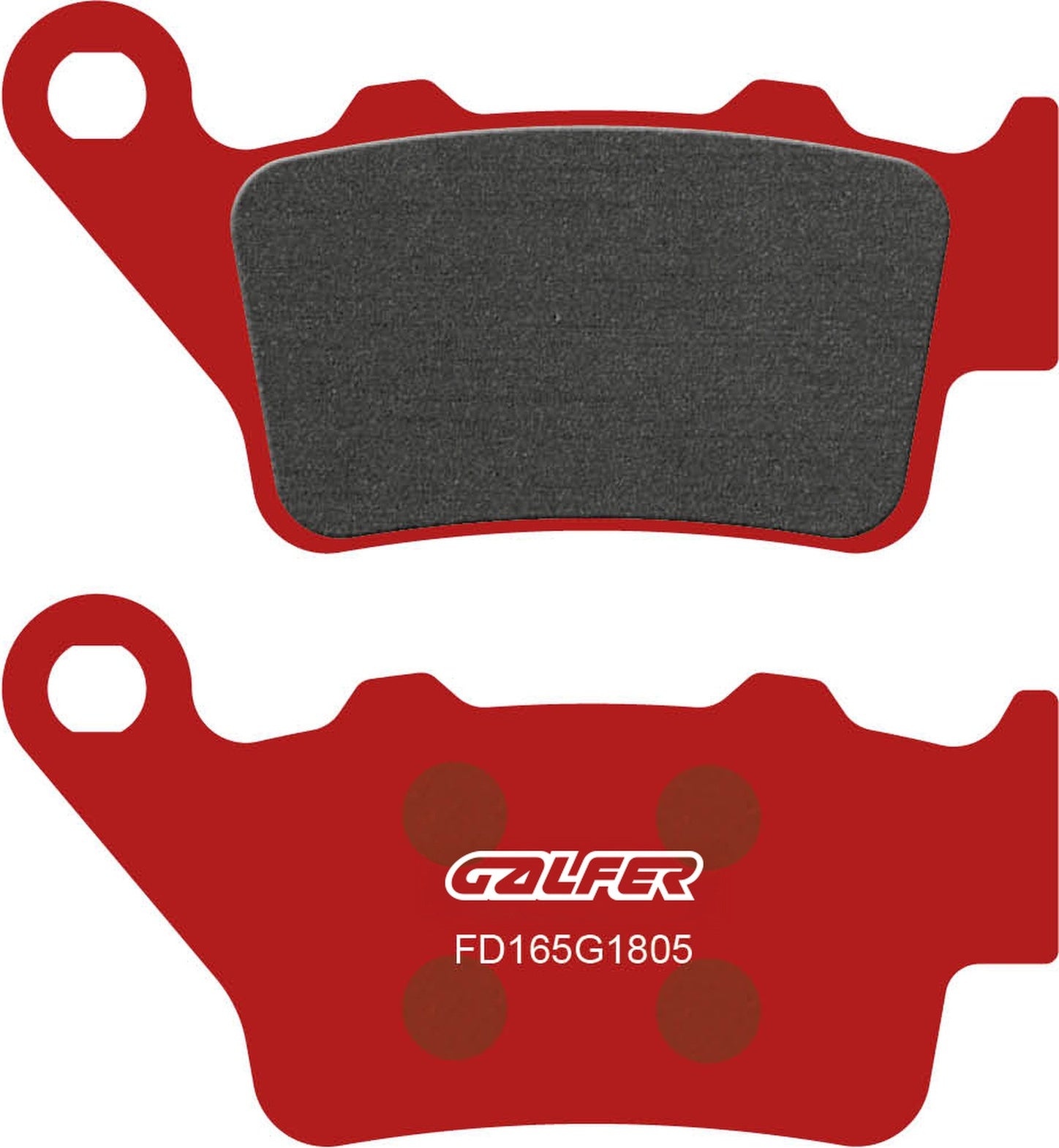 Rear Semi-Metal Trial Top Brake Pads - Galfer Compatible With Bajaj Pulsar 220 S (2010-2012)