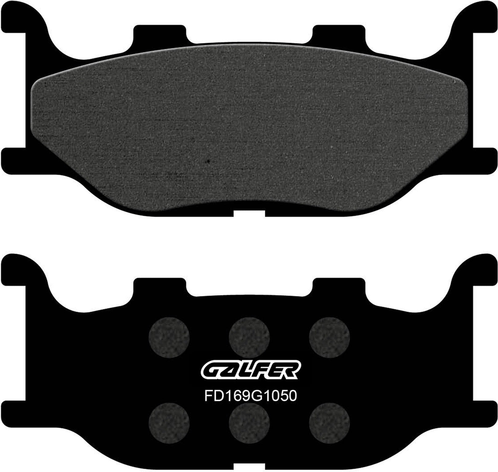 Front Scooter Brake Pads - Galfer Compatible With Akt Cr5 180 (2015)