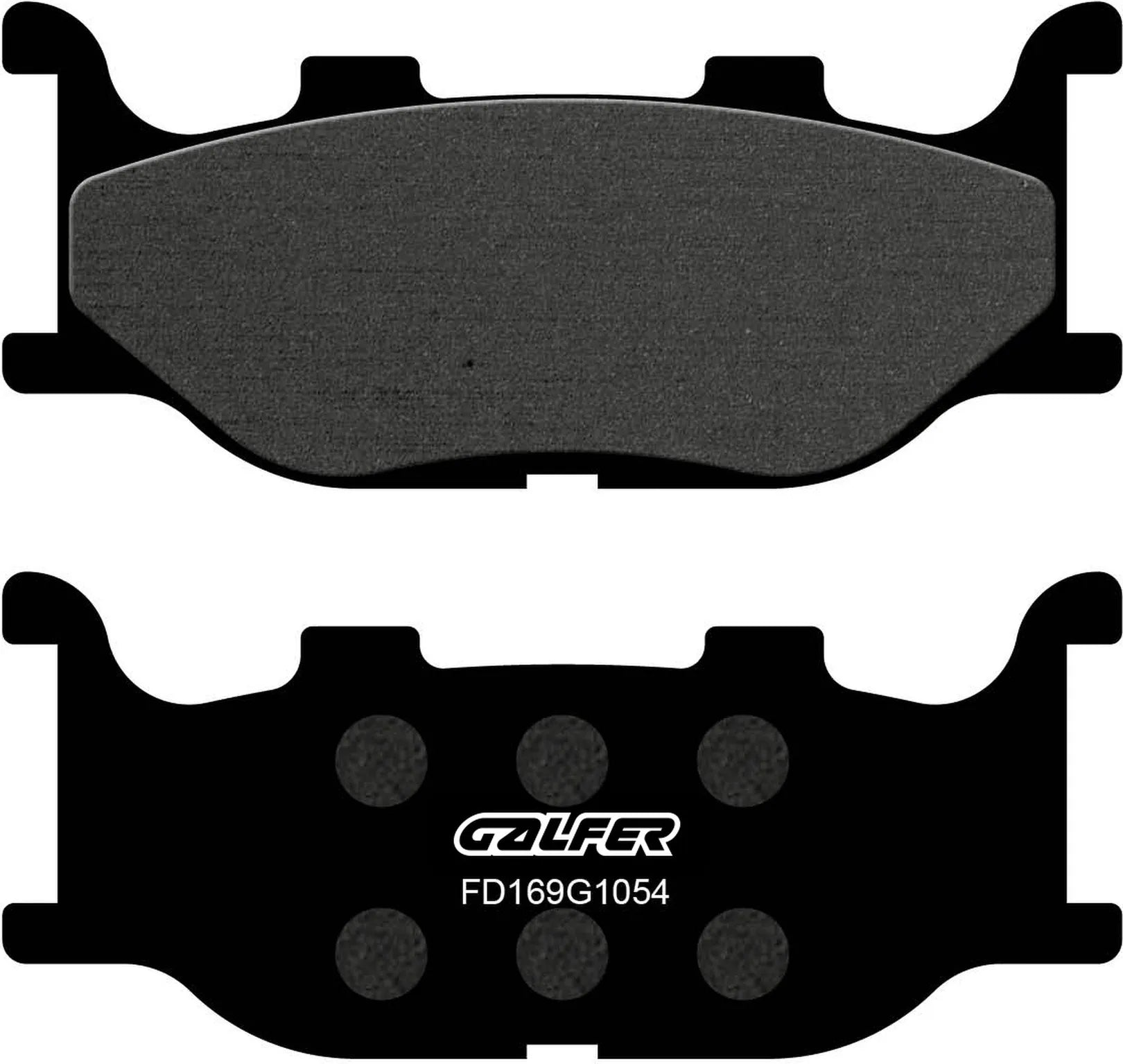 Front Semi-Metal Brake Pads - Galfer Compatible With Motom Transcity 125 (2007)