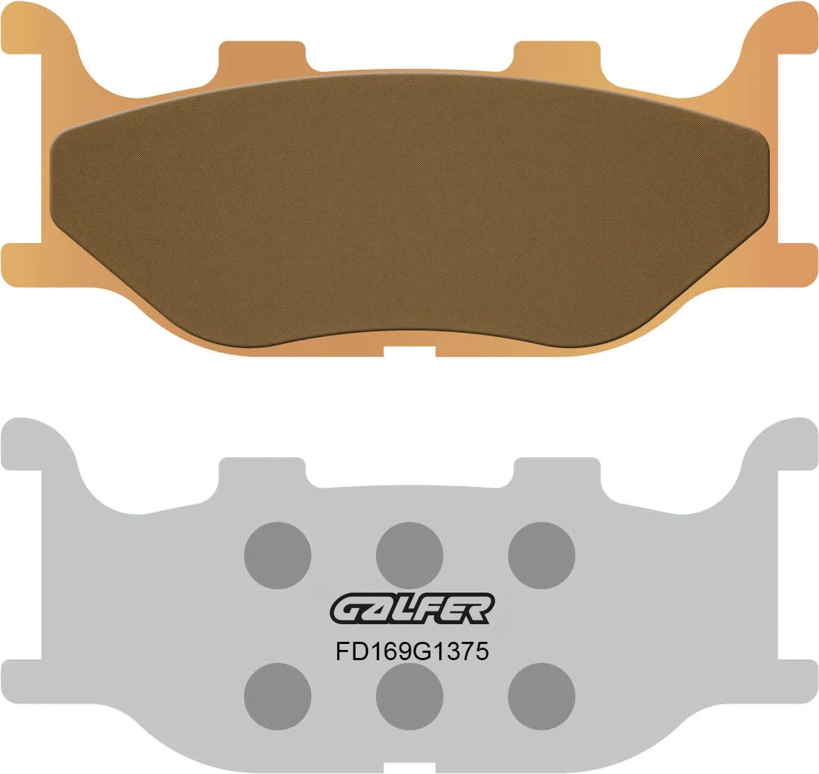 Front Sintered Sport Brake Pads - Galfer Compatible With Lifan Lf 200 Iii Sbk (2008-2012)