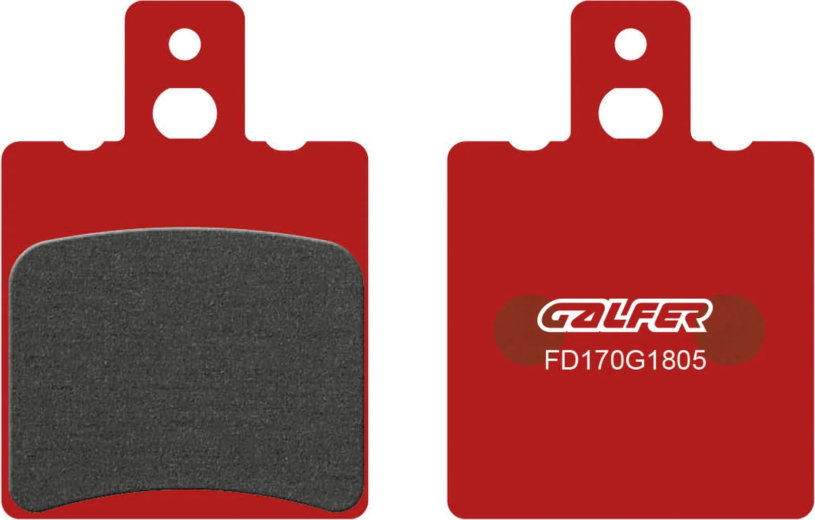 Rear Semi-Metal Trial Top Brake Pads - Galfer Compatible With Gilera Rc 600 R Cobra (1994)