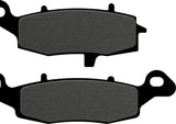 Front Left Semi-Metal Brake Pads - Galfer Compatible With Kawasaki Er-6 F - Ninja 650 R Usa (2005)