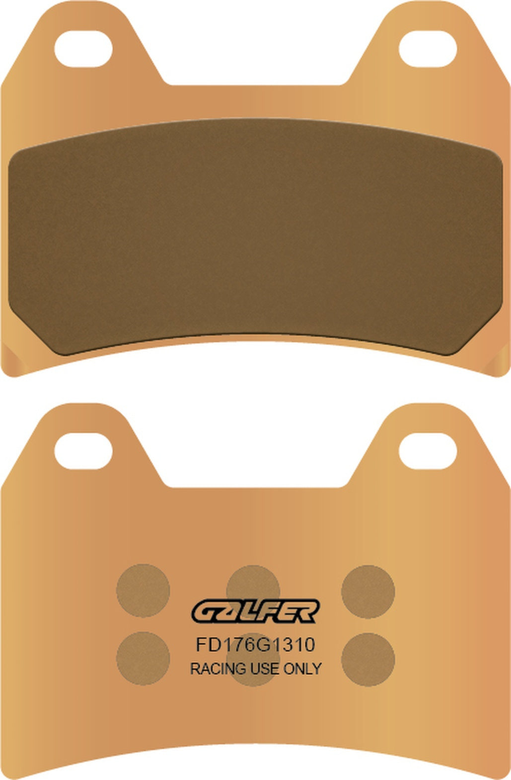 Front Sintered Racing Brake Pads - Galfer Compatible With Horex Vr6 1250 (2012)
