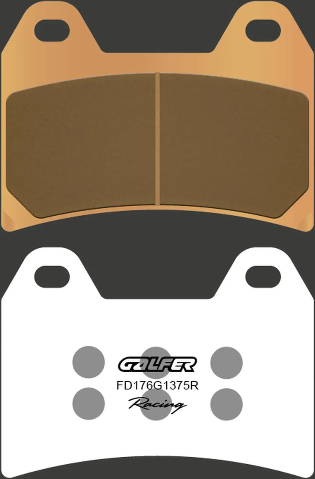 Front Sintered Sport Racing Brake Pads - Galfer Compatible With Motus Mst R 1650 (2015)