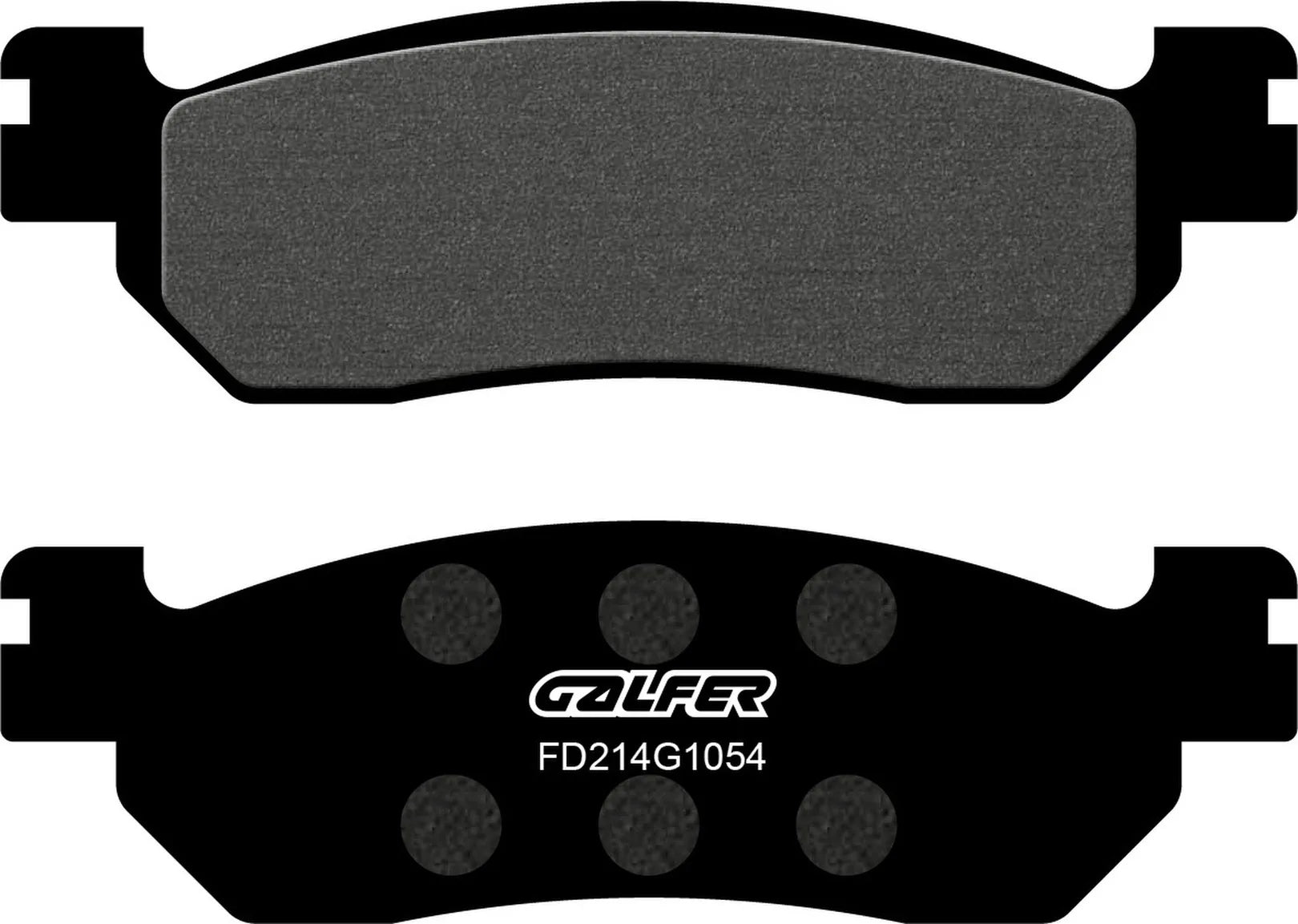Rear Semi-Metal Brake Pads - Galfer Compatible With Minelli Omega 250 (2006)
