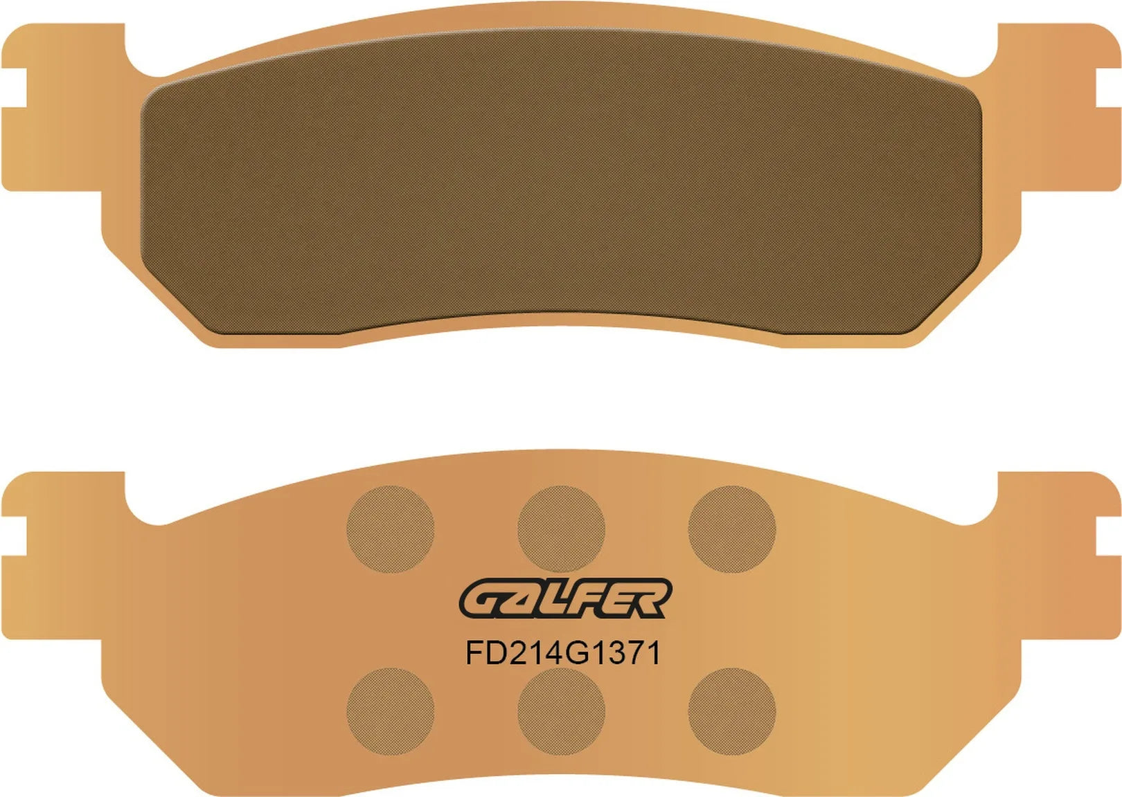 Rear Sintered Street Brake Pads - Galfer Compatible With Minelli Omega 125 (2006)