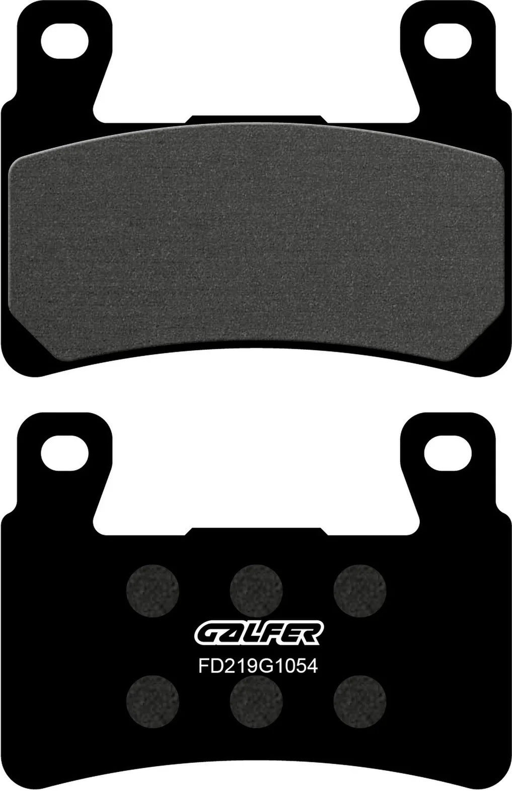 Front Semi-Metal Brake Pads - Galfer Compatible With Keeway Rock 300 (2022)
