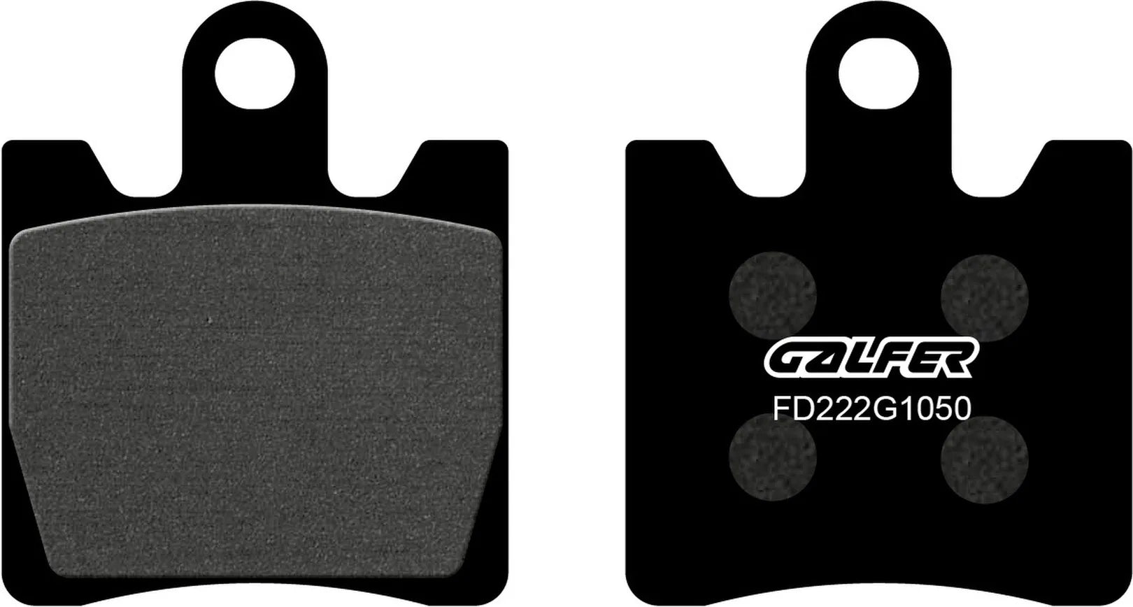 Front Scooter Brake Pads - Galfer Compatible With Daelim Otelo Fi 125 (2008)