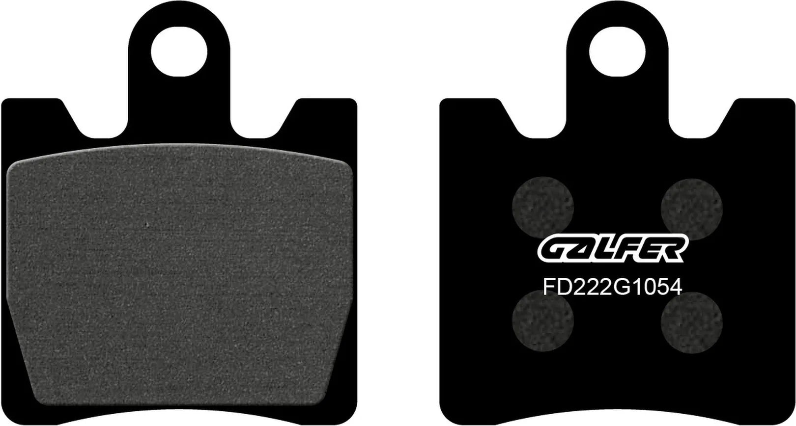 Front Semi-Metal Brake Pads - Galfer Compatible With Daelim Otelo Fi 125 (2008)