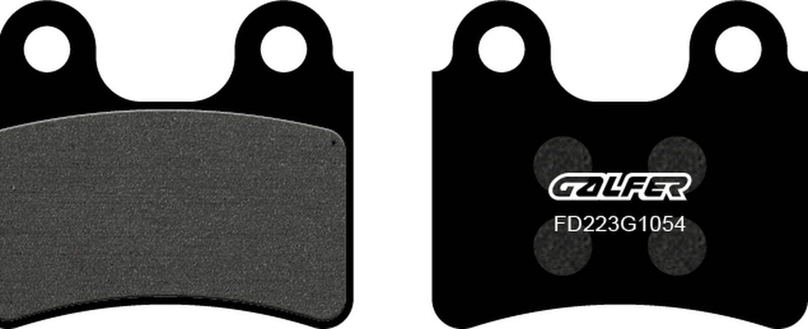 Rear Semi-Metal Brake Pads - Galfer Compatible With Ajp Pr 4 125 Enduro (2005-2009)