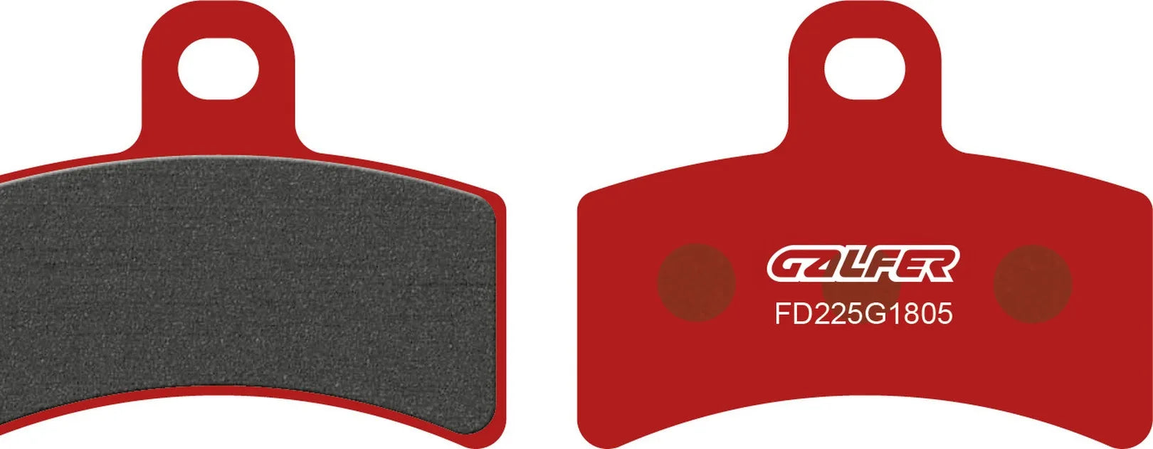 Front Semi-Metal Trial Top Brake Pads - Galfer Compatible With Gasgas Txt 125 (1999-2003)