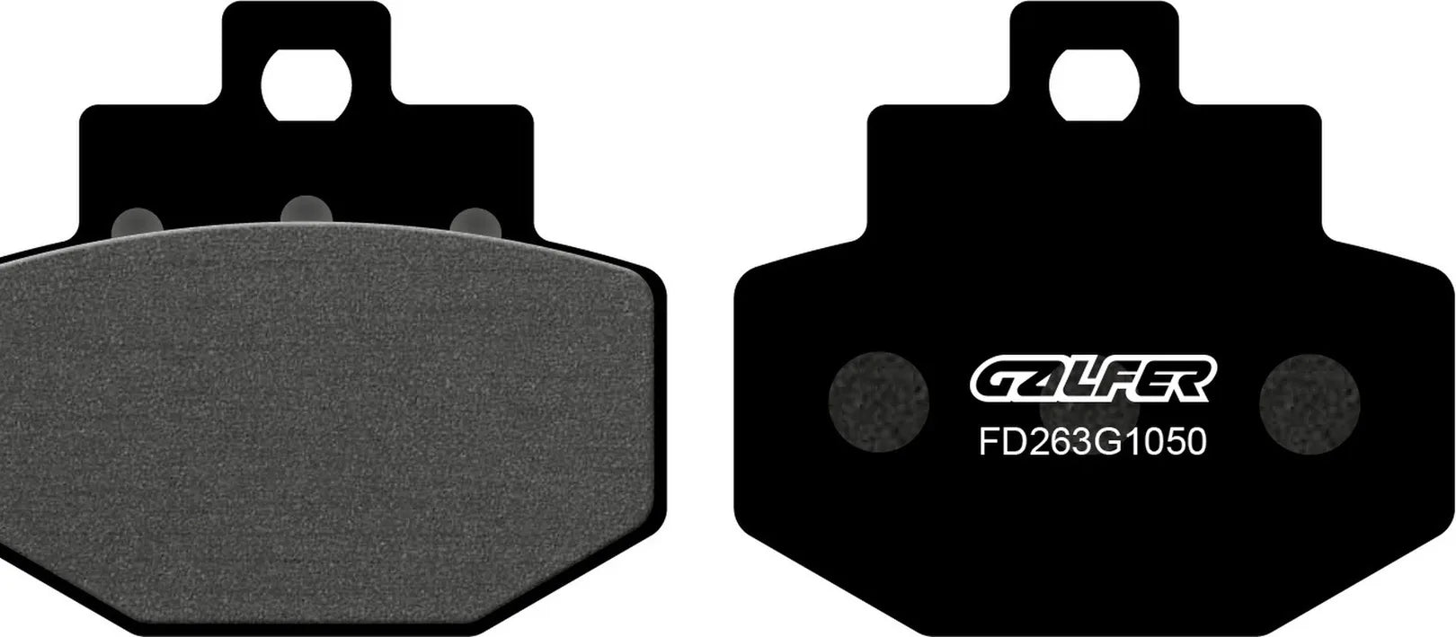 Rear Scooter Brake Pads - Galfer Compatible With Piaggio Hexagon Gtx 150 G