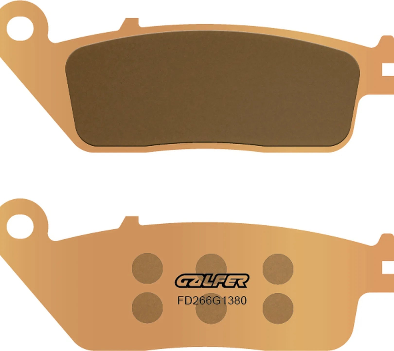 Front Sintered Scooter Brake Pads - Galfer Compatible With Keeway M 502 500 (2022)