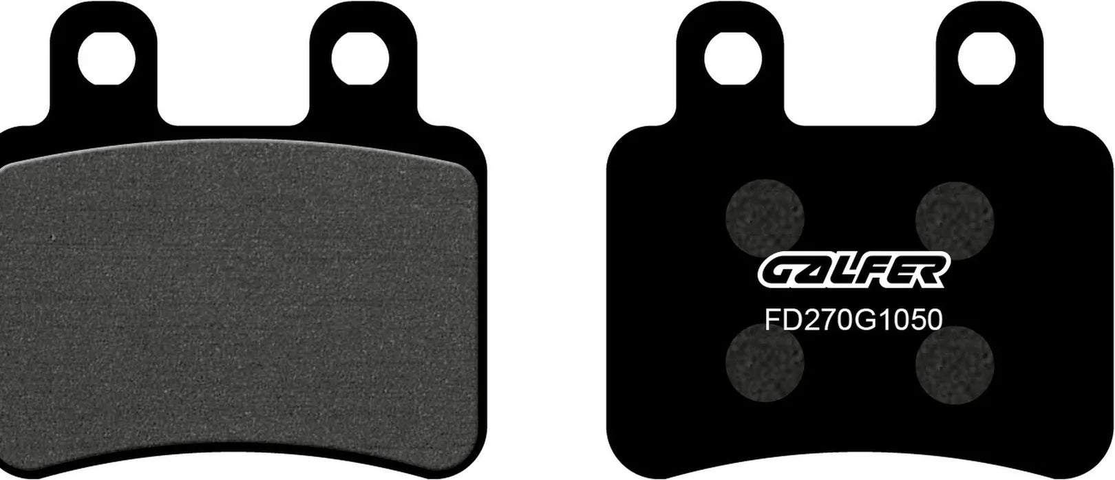 Front Scooter Brake Pads - Galfer Compatible With Derbi Boulervard 150 (2003)