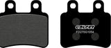Rear Semi-Metal Brake Pads - Galfer Compatible With Derbi Cross City 125 (2009)