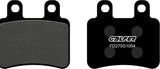 Front Semi-Metal Brake Pads - Galfer Compatible With Italjet Millennium 100 (2002)