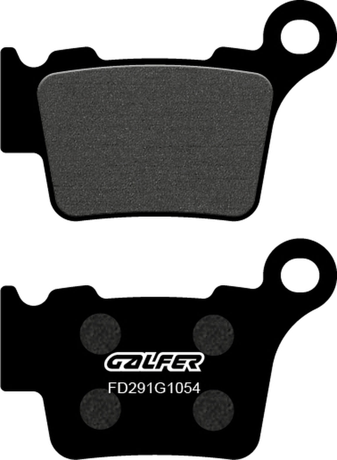 Rear Semi-Metal Brake Pads - Galfer Compatible With Ajp Pr 7 Adventure 600 (2024)