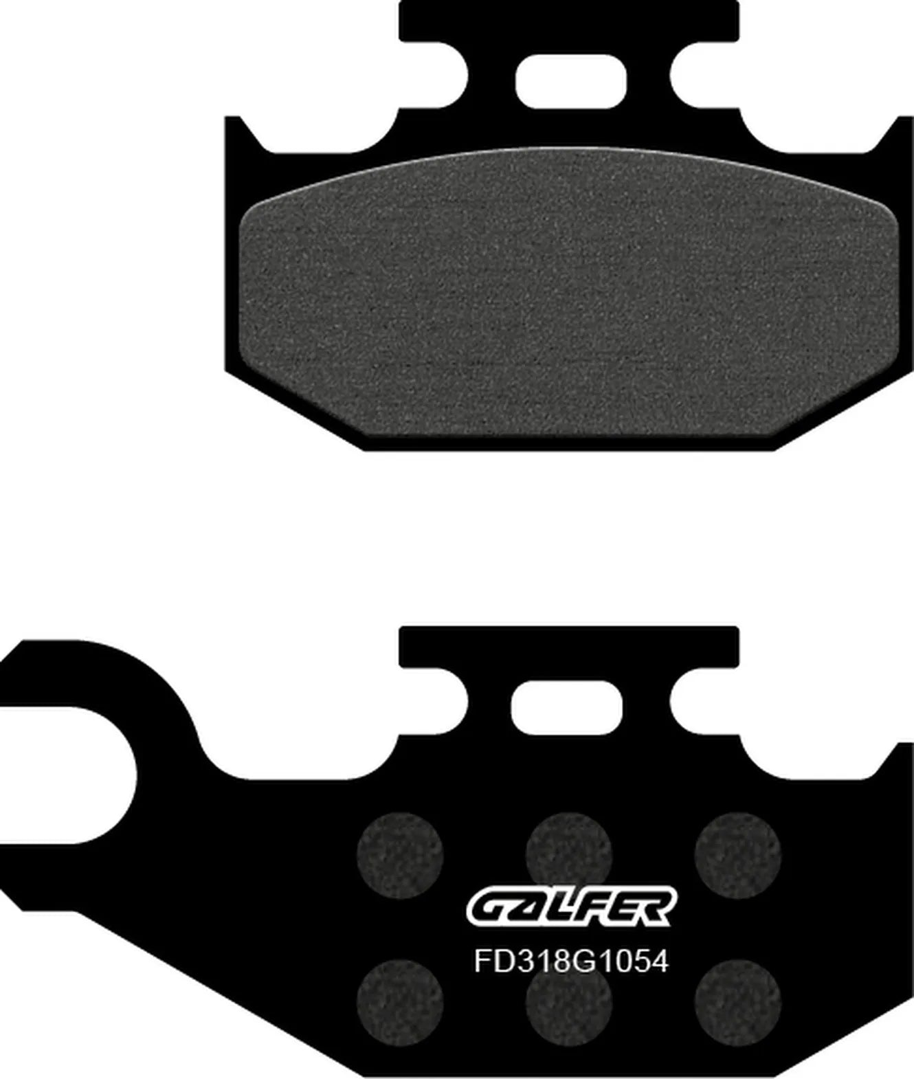 Front Right Semi-Metal Brake Pads - Galfer Compatible With Cannondale Moto 440 (2002)