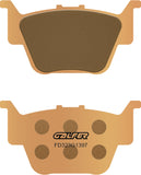 Rear Sintered Quads Brake Pads - Galfer Compatible With Honda Trx 650 Rincon (2003-2005)