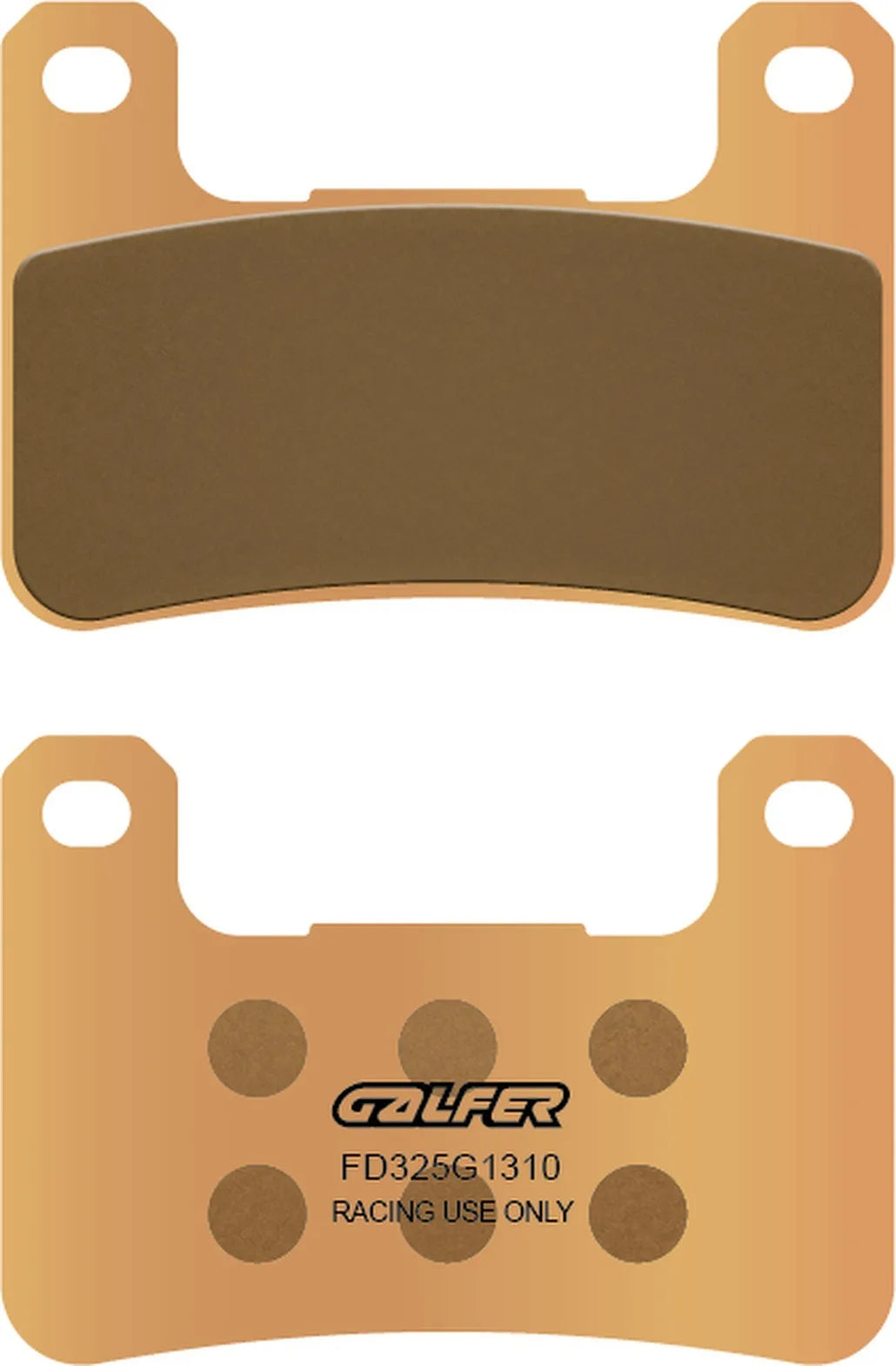 Front Sintered Racing Brake Pads - Galfer Compatible With Cfmoto Srs 300 (2025)