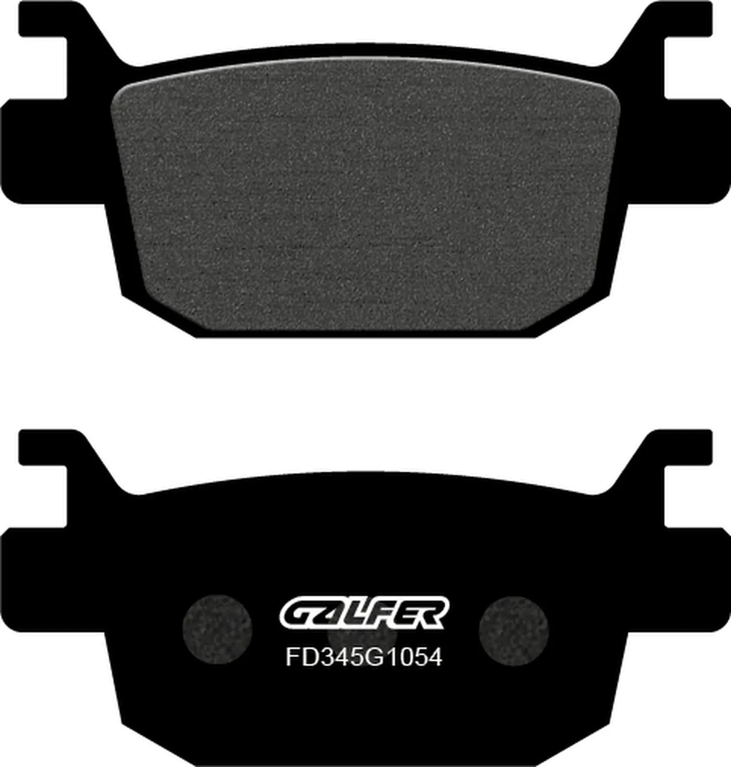 Rear Semi-Metal Brake Pads - Galfer Compatible With Mitt 125 Adv (2023)