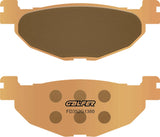 Rear Sintered Scooter Brake Pads - Galfer Compatible With Yamaha Xp 500 T-Max Abs (2004-2007)