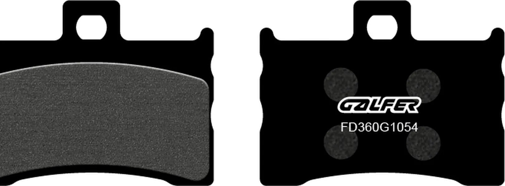 Front Semi-Metal Brake Pads - Galfer Compatible With Metrakit Mini Gp 50 R (2008)